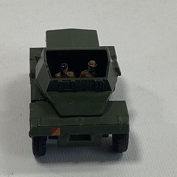 Vtg Dinky Toys Military Scout Car 673 Driver And Soldier Made in England Meccano - Picture 2 of 11
